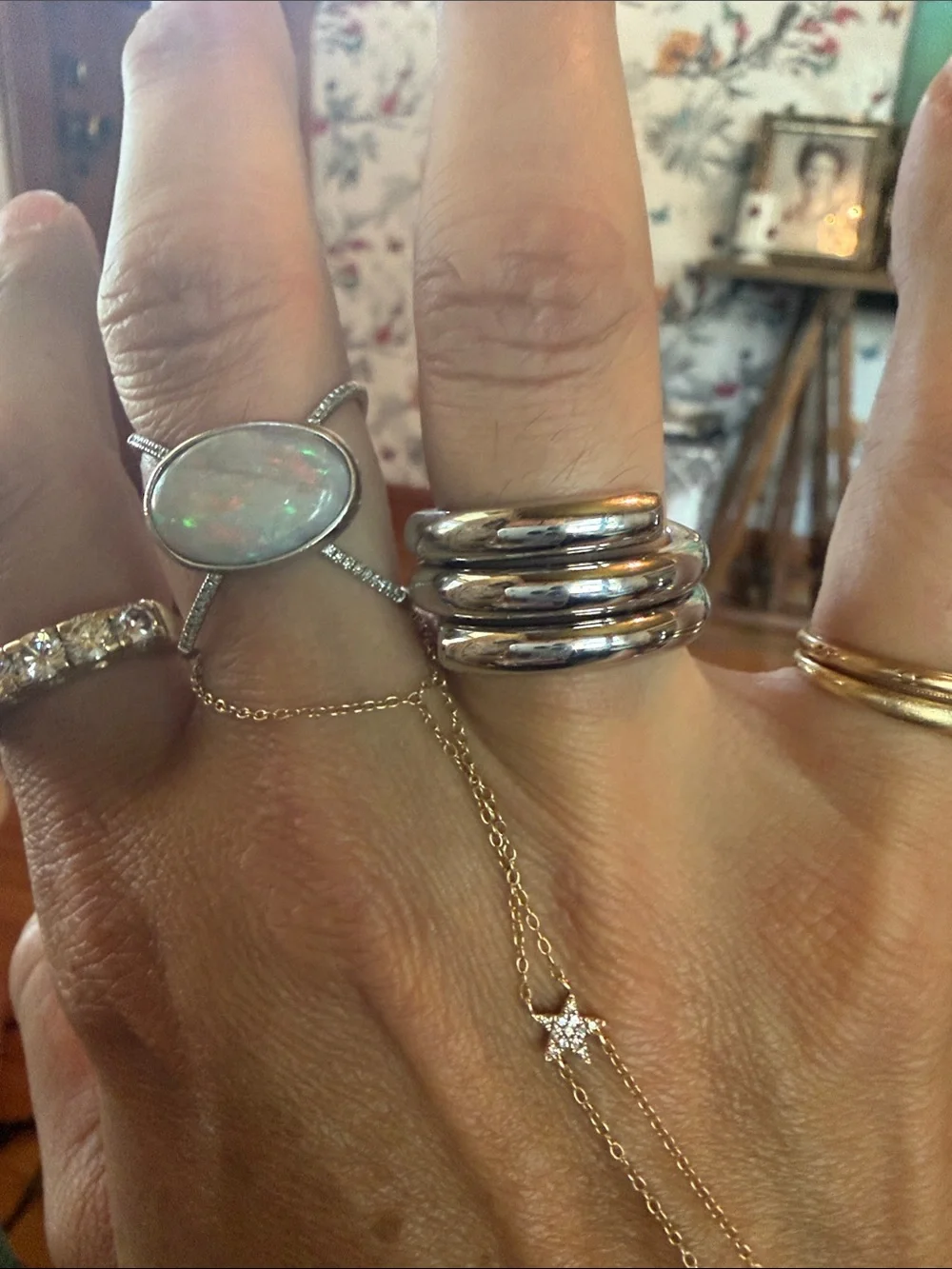 Jennifer Fisher Lilly Coil Ring in Silver Size 8